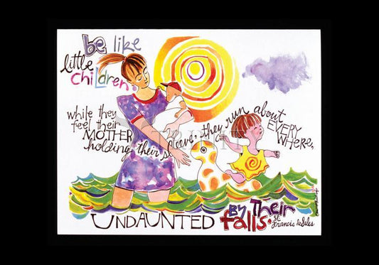 Be Like Little Children - Holy Card by Br. Mickey McGrath, OSFS - Trinity Stores