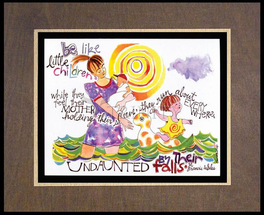 Be Like Little Children - Wood Plaque Premium by Br. Mickey McGrath, OSFS - Trinity Stores