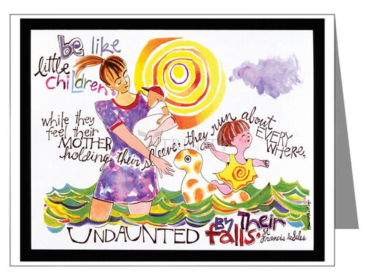 Be Like Little Children - Note Card Custom Text by Br. Mickey McGrath, OSFS - Trinity Stores