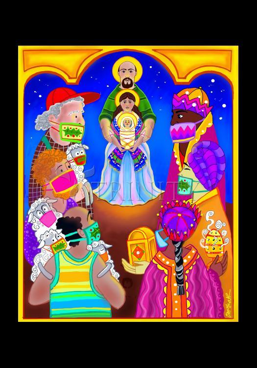 Beneath the Masks - Holy Card by Br. Mickey McGrath, OSFS - Trinity Stores