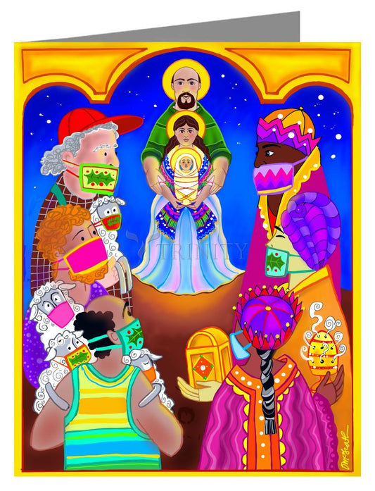 Beneath the Masks - Note Card Custom Text by Br. Mickey McGrath, OSFS - Trinity Stores