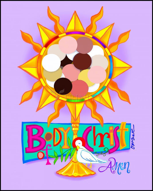 Body of Christ - Wood Plaque by Br. Mickey McGrath, OSFS - Trinity Stores