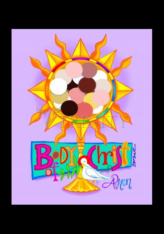 Body of Christ - Holy Card by Br. Mickey McGrath, OSFS - Trinity Stores