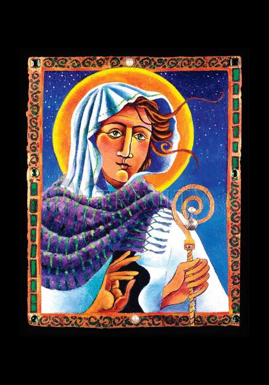 St. Brigid - Holy Card by Br. Mickey McGrath, OSFS - Trinity Stores