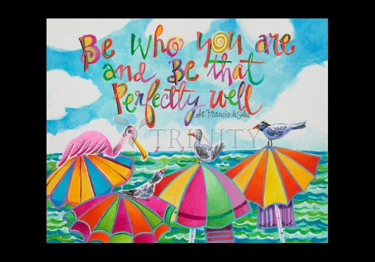 Be Who You Are - Holy Card by Br. Mickey McGrath, OSFS - Trinity Stores