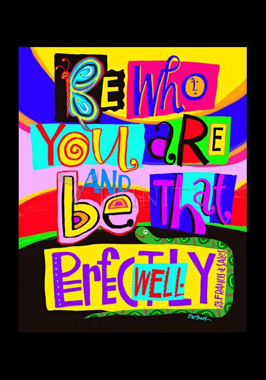 Be Who You Are - Holy Card by Br. Mickey McGrath, OSFS - Trinity Stores