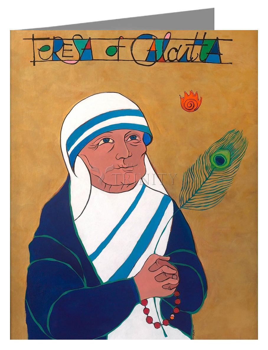St. Teresa of Calcutta - Note Card Custom Text by Br. Mickey McGrath, OSFS - Trinity Stores