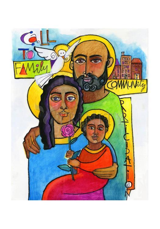 Call to Family and Community - Holy Card by Br. Mickey McGrath, OSFS - Trinity Stores