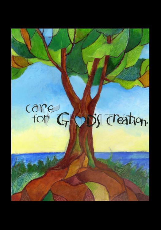 Care For God's Creation - Holy Card by Br. Mickey McGrath, OSFS - Trinity Stores