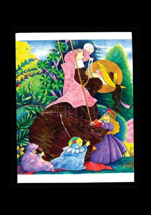 St. Jane de Chantal - Holy Card by Br. Mickey McGrath, OSFS - Trinity Stores