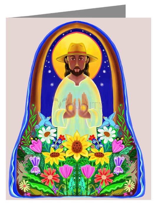 Christ the Gardener - Note Card Custom Text by Br. Mickey McGrath, OSFS - Trinity Stores