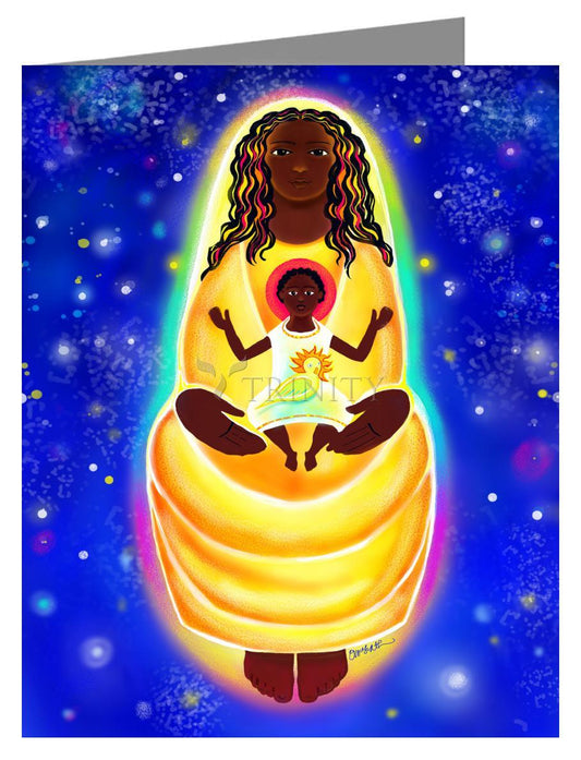 Mary, Cosmic Lady of Light - Note Card by Br. Mickey McGrath, OSFS - Trinity Stores