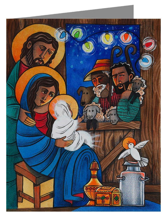 Christmas Light - Note Card Custom Text by Br. Mickey McGrath, OSFS - Trinity Stores