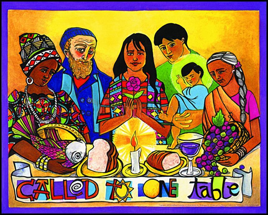 Called to One Table - Wood Plaque by Br. Mickey McGrath, OSFS - Trinity Stores