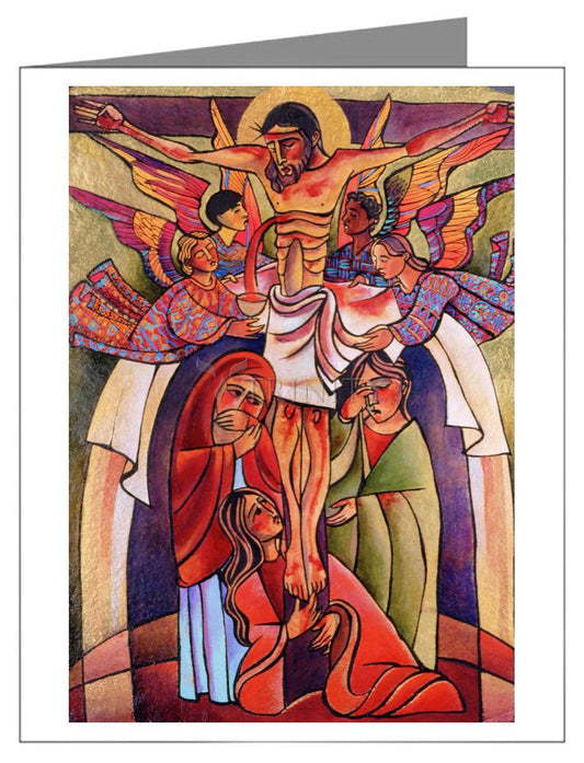 Crucifixion - Note Card by Br. Mickey McGrath, OSFS - Trinity Stores