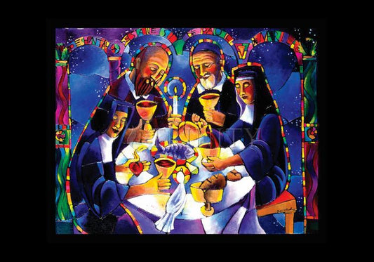 Communion of Saints - Holy Card by Br. Mickey McGrath, OSFS - Trinity Stores