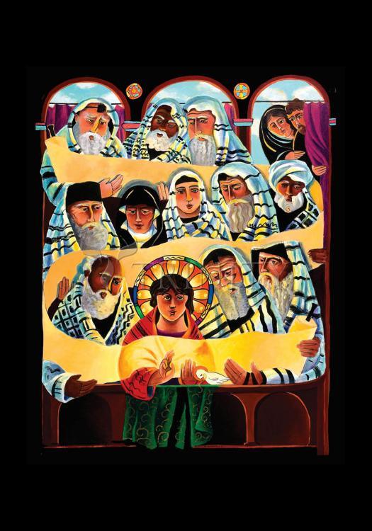 Christ the Student - Holy Card by Br. Mickey McGrath, OSFS - Trinity Stores