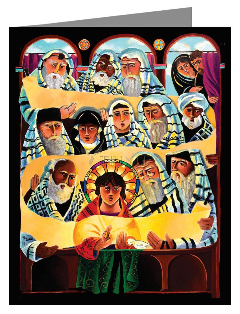 Christ the Student - Note Card by Br. Mickey McGrath, OSFS - Trinity Stores