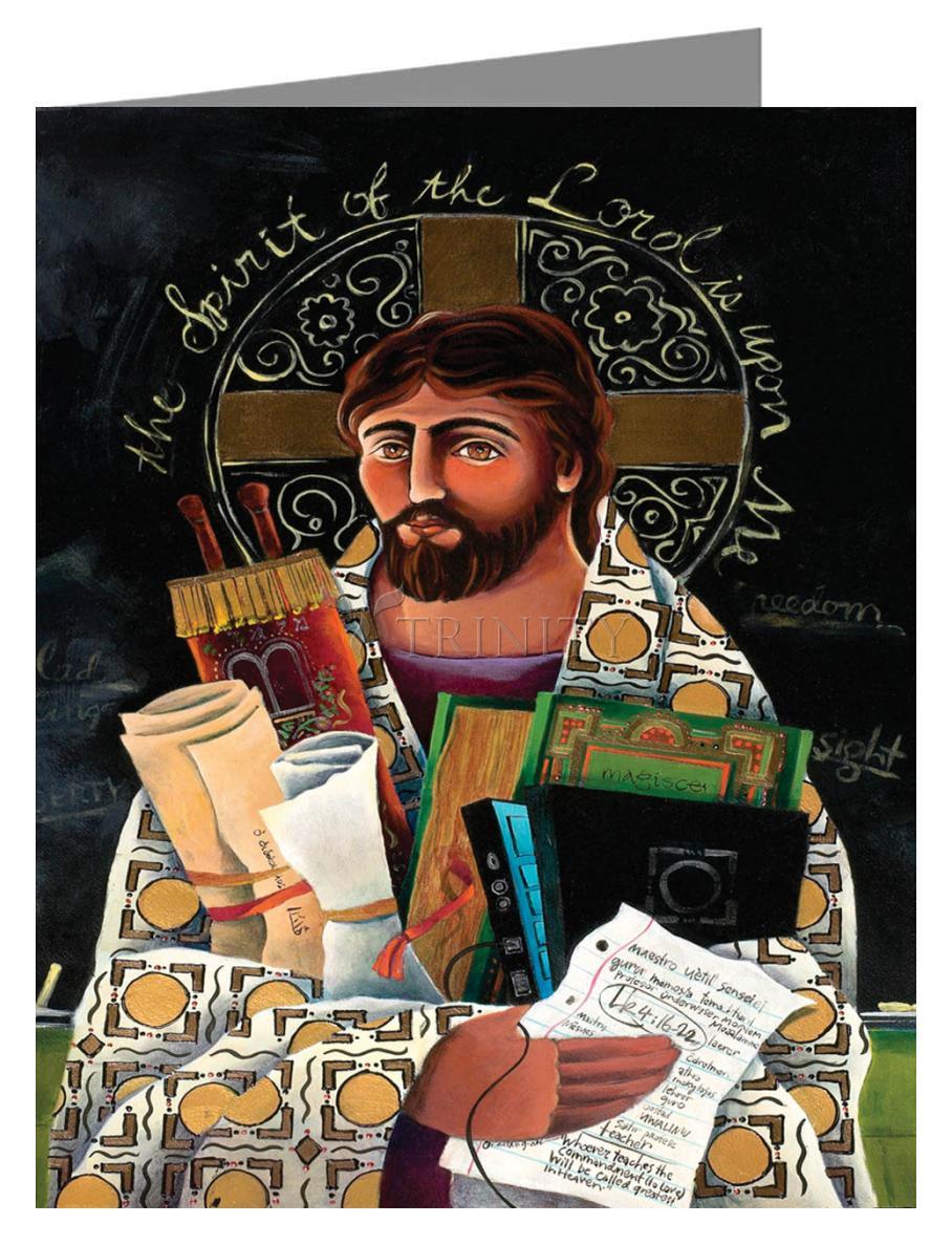 Christ the Teacher - Note Card by Br. Mickey McGrath, OSFS - Trinity Stores