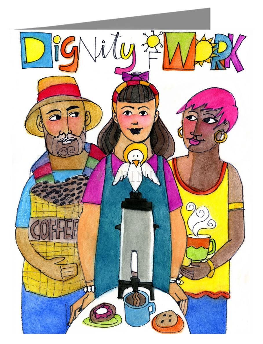 Dignity of Work - Note Card Custom Text by Br. Mickey McGrath, OSFS - Trinity Stores