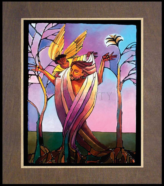 Easter Morning - Wood Plaque Premium by Br. Mickey McGrath, OSFS - Trinity Stores