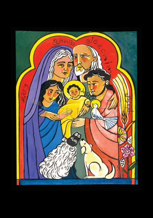 Extended Holy Family - Holy Card by Br. Mickey McGrath, OSFS - Trinity Stores
