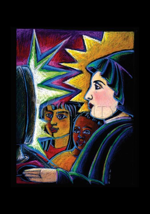 St. Elizabeth Seton - Holy Card by Br. Mickey McGrath, OSFS - Trinity Stores