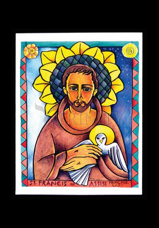 St. Francis of Assisi - Holy Card by Br. Mickey McGrath, OSFS - Trinity Stores
