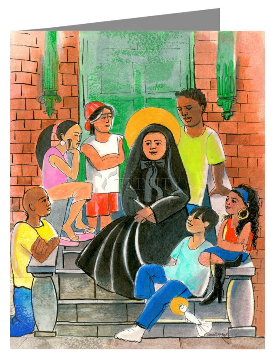 St. Frances Cabrini - Note Card by Br. Mickey McGrath, OSFS - Trinity Stores