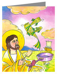 Note Card - Jesus: Fish Fry With Friends by M. McGrath