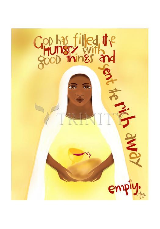 Mary’s Song - Fill the Hungry - Holy Card