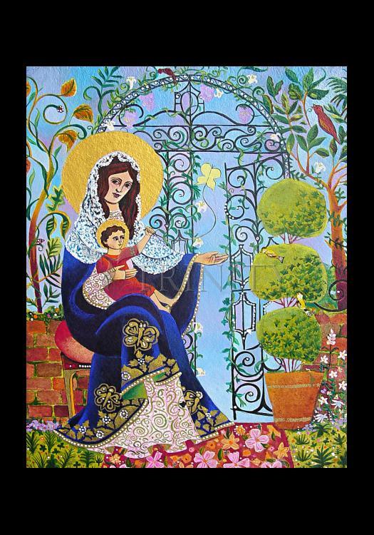 Mary, Gate of Heaven - Holy Card by Br. Mickey McGrath, OSFS - Trinity Stores