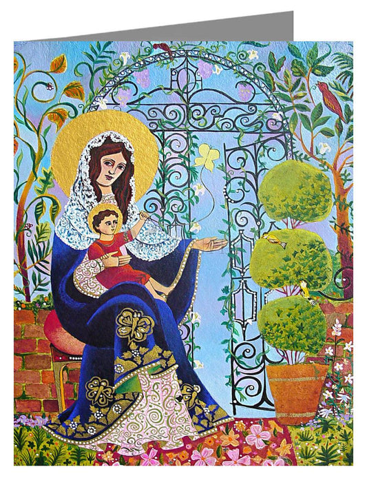 Mary, Gate of Heaven - Note Card by Br. Mickey McGrath, OSFS - Trinity Stores