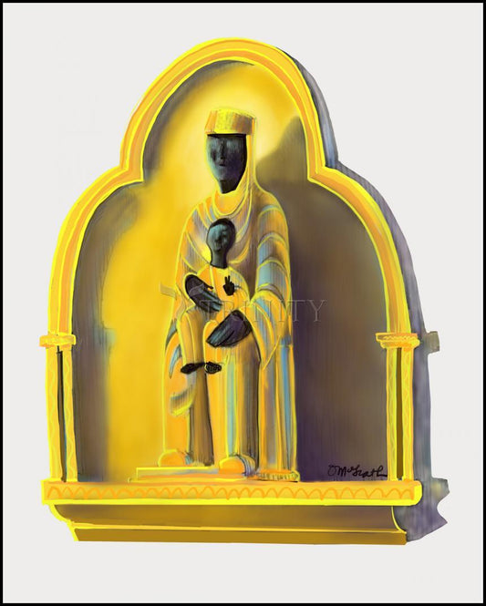 Our Lady of Good Death Clermont - Wood Plaque by Br. Mickey McGrath, OSFS - Trinity Stores