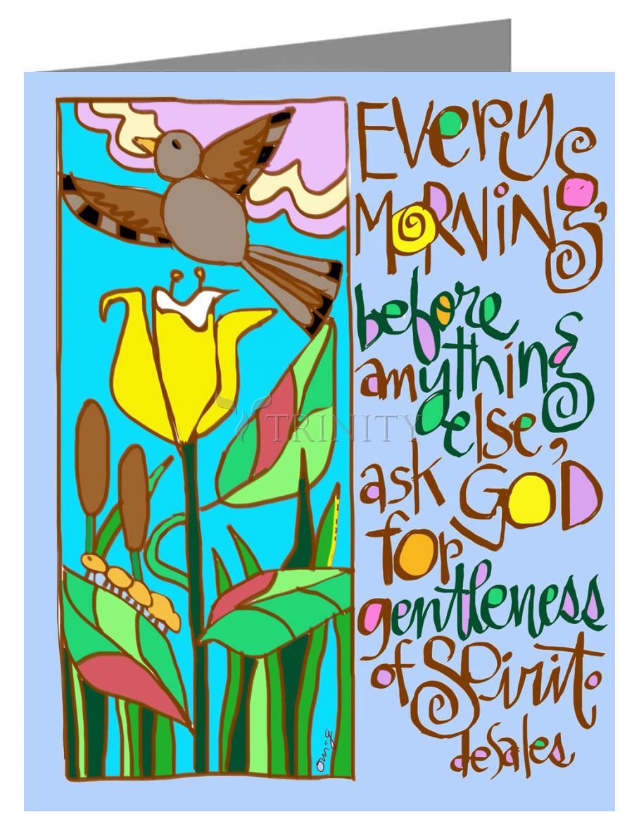 Gentleness of Spirit - Note Card Custom Text by Br. Mickey McGrath, OSFS - Trinity Stores