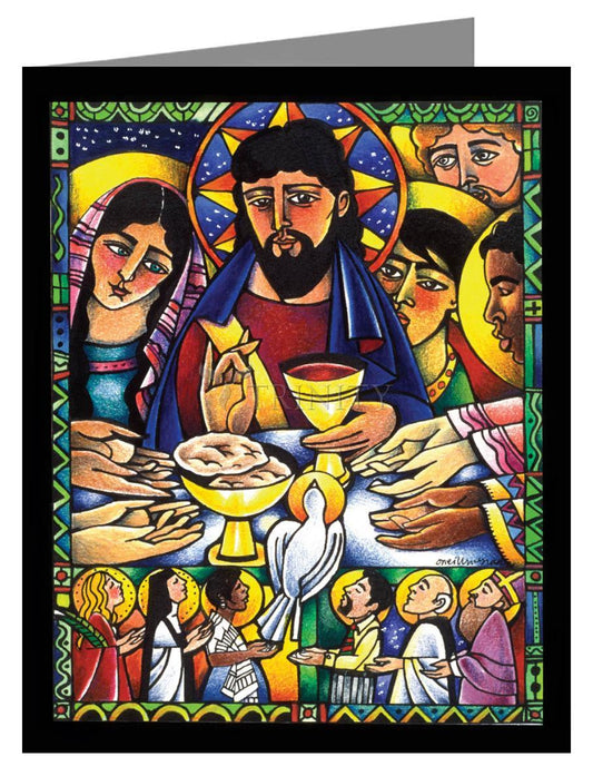 Gospel Feast - Note Card Custom Text by Br. Mickey McGrath, OSFS - Trinity Stores