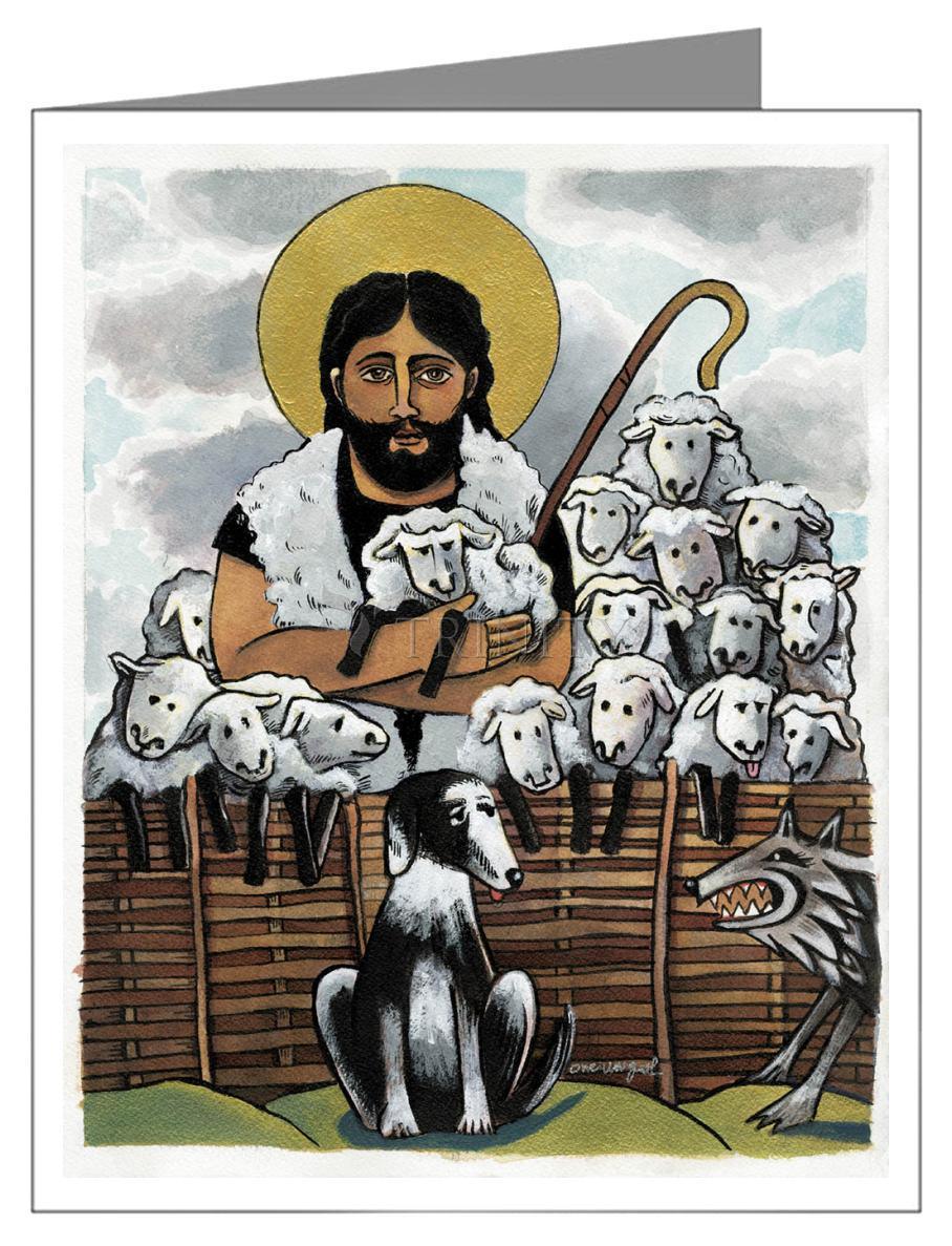 Good Shepherd - Note Card Custom Text by Br. Mickey McGrath, OSFS - Trinity Stores
