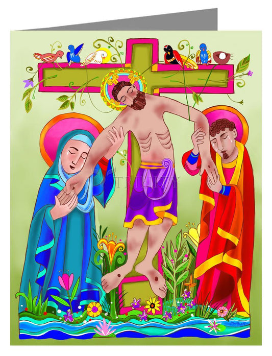 Garden of the Crucifixion - Note Card by Br. Mickey McGrath, OSFS - Trinity Stores