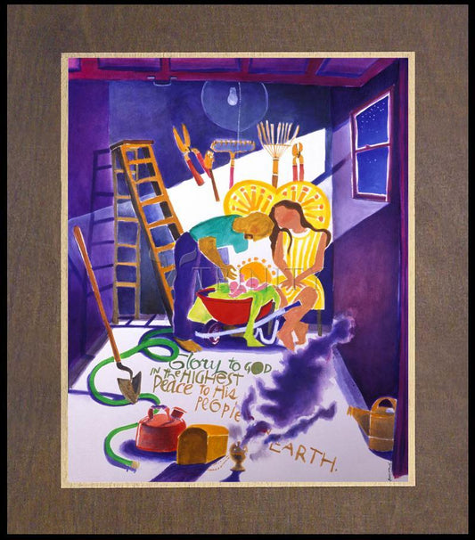 Glory to God - Wood Plaque Premium by Br. Mickey McGrath, OSFS - Trinity Stores