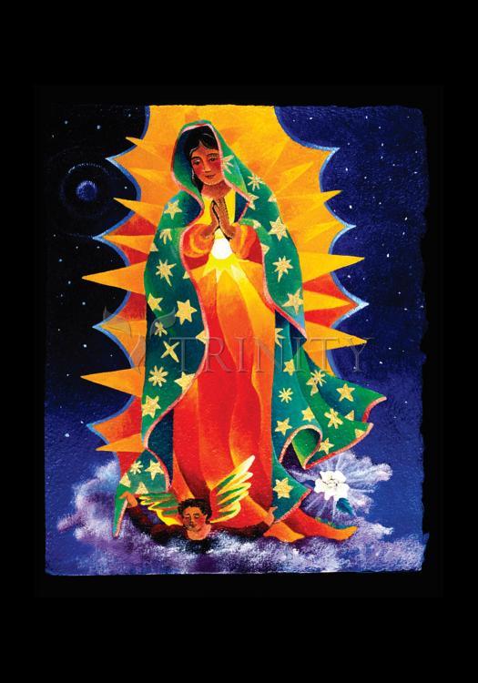 Our Lady of Guadalupe - Holy Card by Br. Mickey McGrath, OSFS - Trinity Stores
