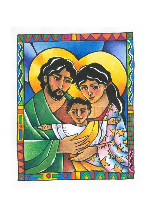 Holy Family - Holy Card by Br. Mickey McGrath, OSFS - Trinity Stores