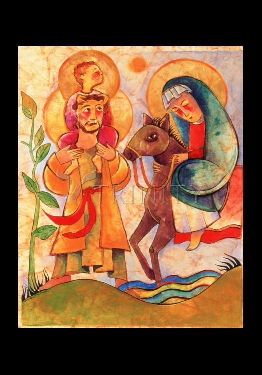 Holy Family: Giotto - Holy Card by Br. Mickey McGrath, OSFS - Trinity Stores