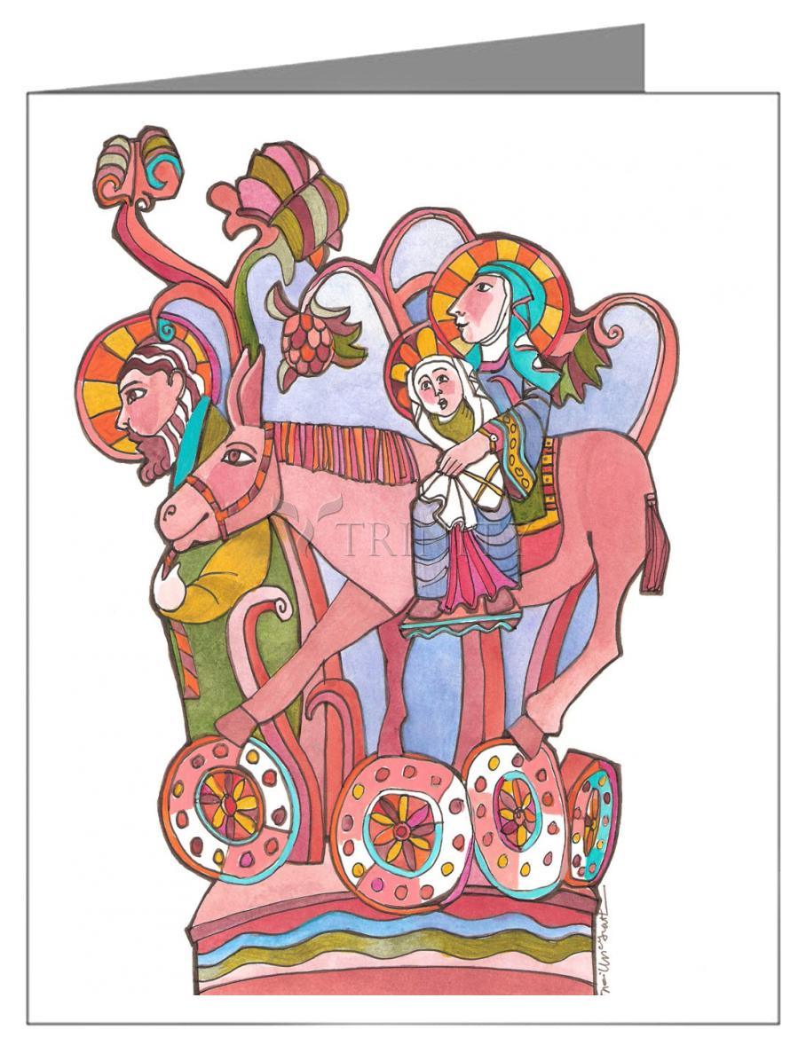 Holy Family, A Pilgrim - Note Card Custom Text by Br. Mickey McGrath, OSFS - Trinity Stores