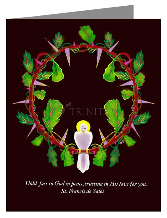 Hold Fast to God - Note Card by Br. Mickey McGrath, OSFS - Trinity Stores