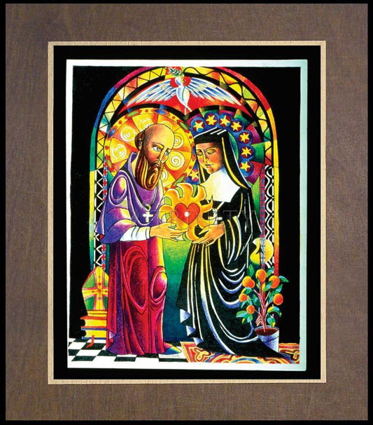One Heart, One Soul - Wood Plaque Premium by Br. Mickey McGrath, OSFS - Trinity Stores