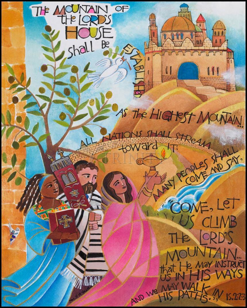 In Our Time - Wood Plaque by Br. Mickey McGrath, OSFS - Trinity Stores