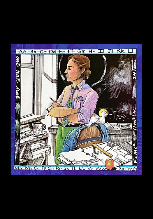 St. John Baptist de La Salle - Holy Card by Br. Mickey McGrath, OSFS - Trinity Stores