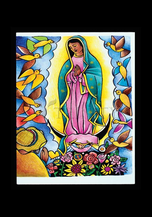 St. Juan Diego - Holy Card by Br. Mickey McGrath, OSFS - Trinity Stores
