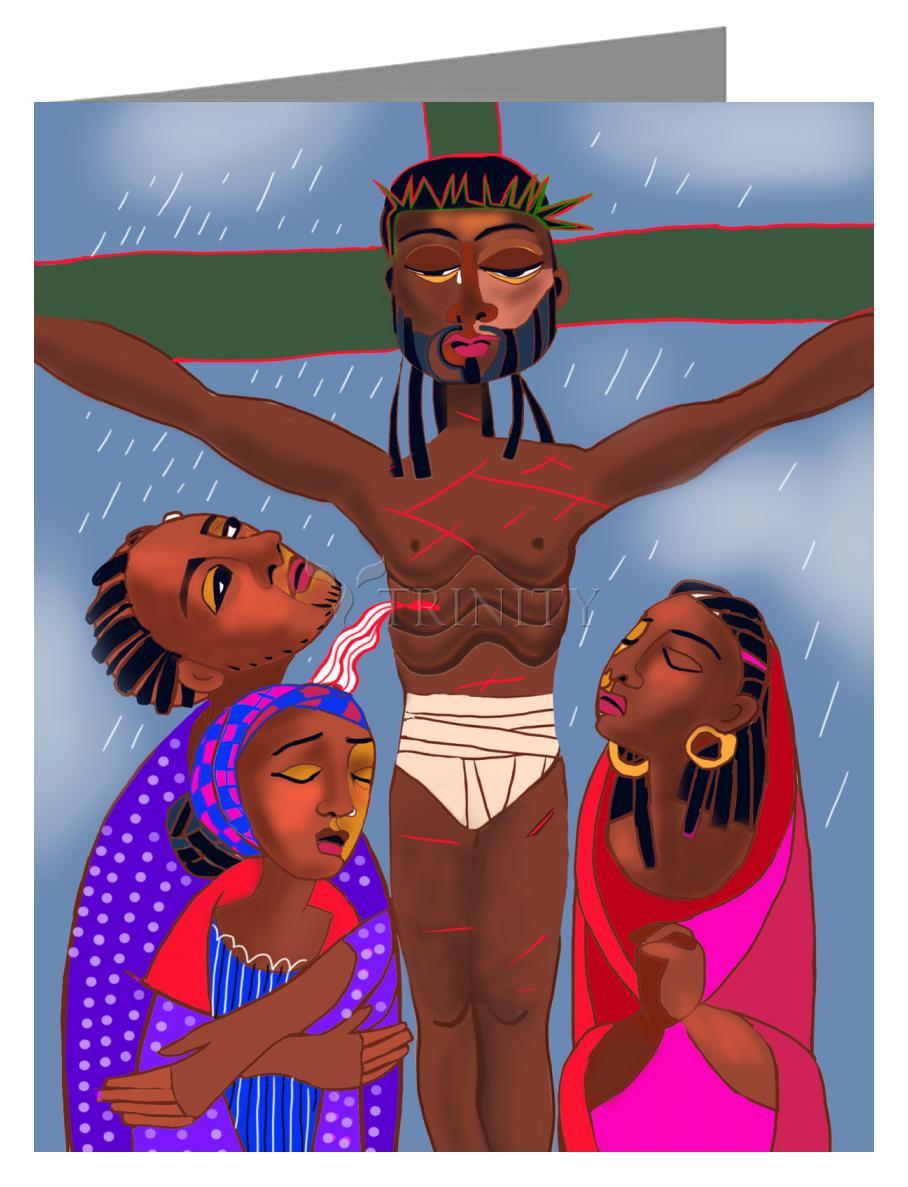 Jesus Dies on the Cross - Note Card Custom Text by Br. Mickey McGrath, OSFS - Trinity Stores