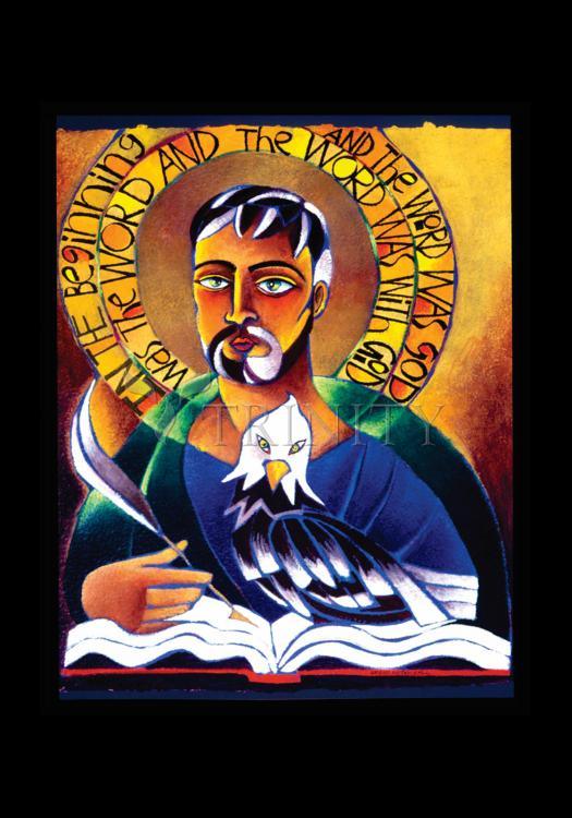St. John the Evangelist - Holy Card by Br. Mickey McGrath, OSFS - Trinity Stores